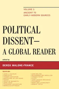 Political Dissent: A Global Reader_cover