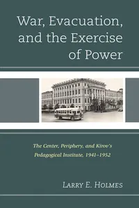 War, Evacuation, and the Exercise of Power_cover