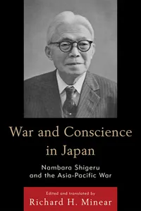 War and Conscience in Japan_cover