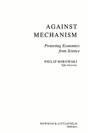 Against Mechanism
