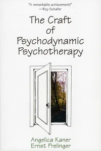 The Craft of Psychodynamic Psychotherapy_cover