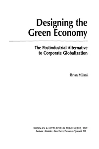 Designing the Green Economy_cover