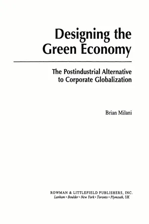 Designing the Green Economy
