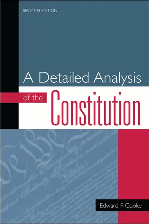 A Detailed Analysis of the Constitution