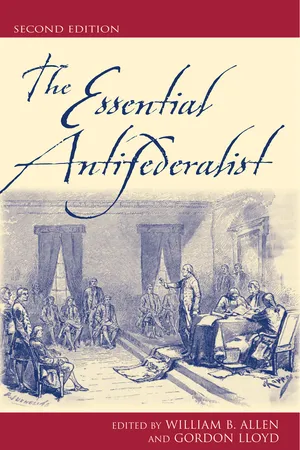 The Essential Antifederalist