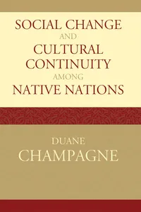 Social Change and Cultural Continuity among Native Nations_cover