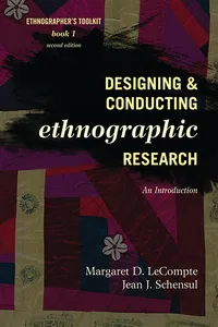 Designing and Conducting Ethnographic Research_cover