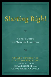 Starting Right: A Basic Guide to Museum Planning_cover