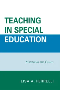 Teaching in Special Education_cover