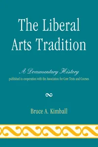 The Liberal Arts Tradition_cover