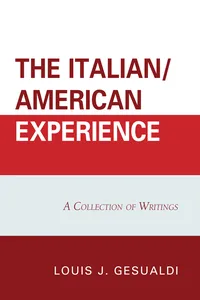 The Italian/American Experience_cover