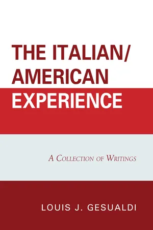 The Italian/American Experience