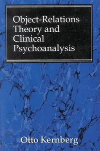 Object Relations Theory and Clinical Psychoanalysis_cover