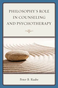 Philosophy's Role in Counseling and Psychotherapy_cover