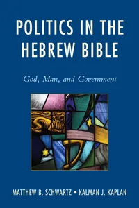Politics in the Hebrew Bible_cover