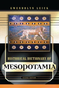 Historical Dictionary of Mesopotamia_cover