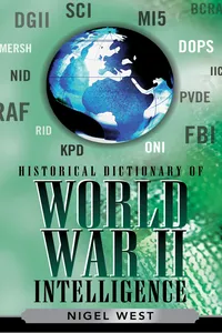 Historical Dictionary of World War II Intelligence_cover