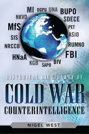 Historical Dictionary of Cold War Counterintelligence