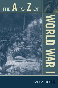 The A to Z of World War I_cover
