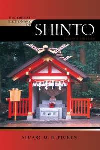 Historical Dictionary of Shinto_cover