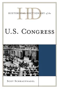 Historical Dictionary of the U.S. Congress_cover