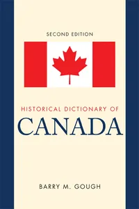 Historical Dictionary of Canada_cover