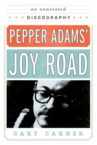 Pepper Adams' Joy Road_cover