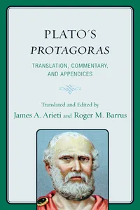 Plato's Protagoras_cover