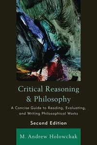 Critical Reasoning and Philosophy_cover