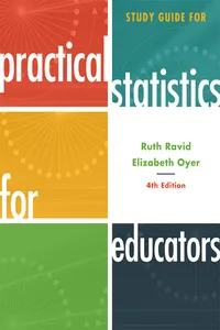 Study Guide for Practical Statistics for Educators_cover