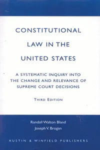 Constitutional Law in the United States_cover