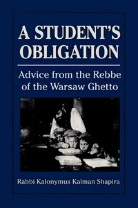 A Student's Obligation_cover