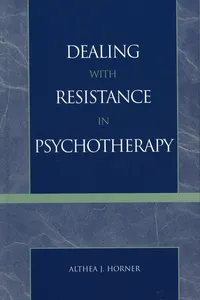 Dealing with Resistance in Psychotherapy_cover