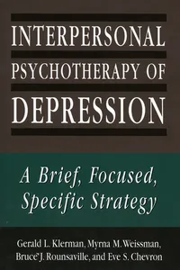 Interpersonal Psychotherapy of Depression_cover