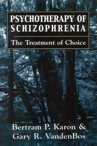 Psychotherapy of Schizophrenia_cover