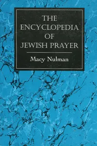 The Encyclopedia of Jewish Prayer_cover