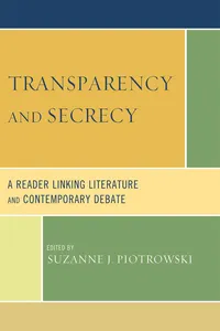 Transparency and Secrecy_cover