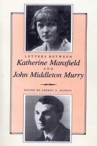 Letters Between Katherine Mansfield and John Middleton Murray_cover