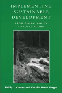 Implementing Sustainable Development_cover