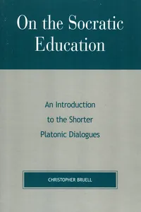 On the Socratic Education_cover