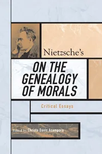 Nietzsche's On the Genealogy of Morals_cover
