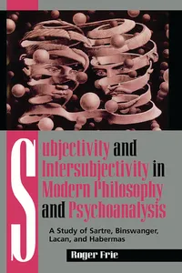 Subjectivity and Intersubjectivity in Modern Philosophy and Psychoanalysis_cover