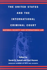The United States and the International Criminal Court_cover