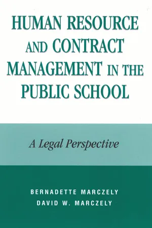 Human Resource and Contract Management in the Public School