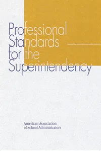 Professional Standards for the Superintendency_cover