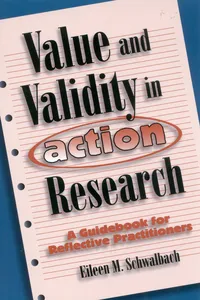 Value and Validity in Action Research_cover