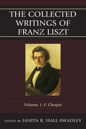 The Collected Writings of Franz Liszt: F. Chopin