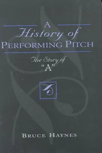 A History of Performing Pitch_cover
