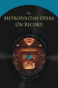 The Metropolitan Opera on Record_cover