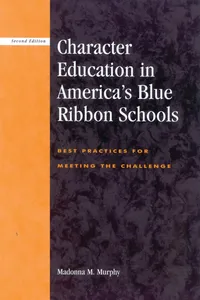 Character Education in America's Blue Ribbon Schools_cover